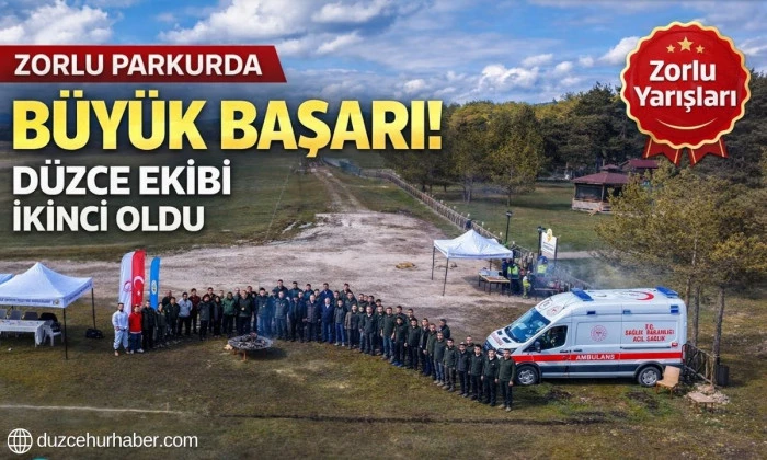 D&uuml;zce fiziki dayanıklılıkta ikinci oldu