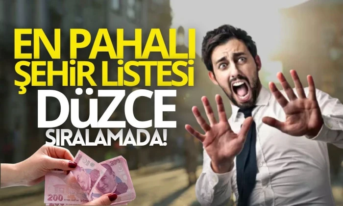 Düzce Hayat Pahalılığında İstanbul'u Takip Ediyor