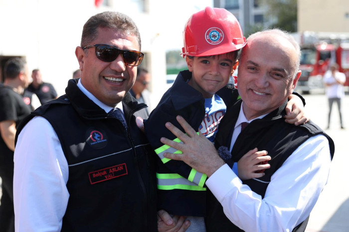 Vali ve Başkan'dan itfaiye ziyareti!