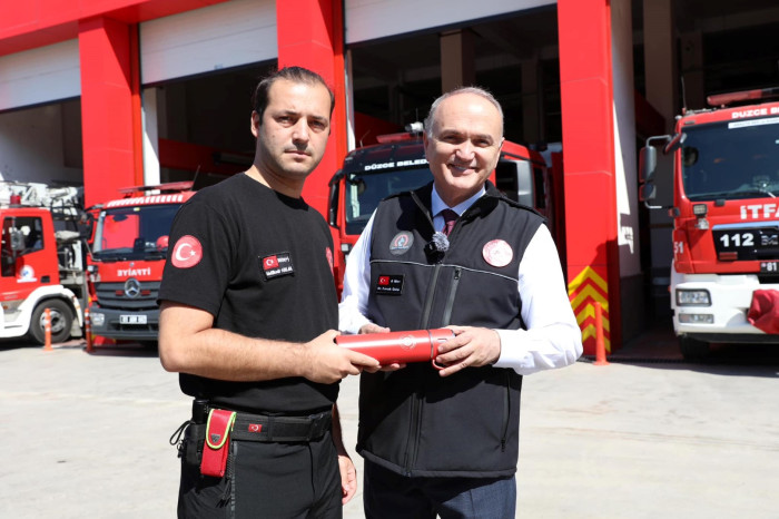 Vali ve Başkan'dan itfaiye ziyareti!