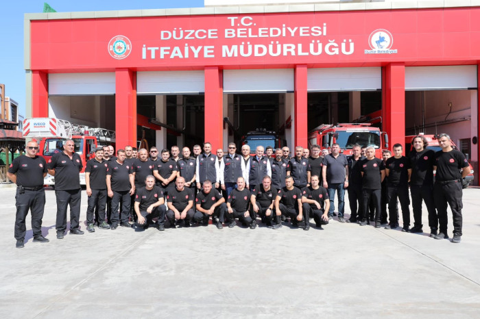 Vali ve Başkan'dan itfaiye ziyareti!