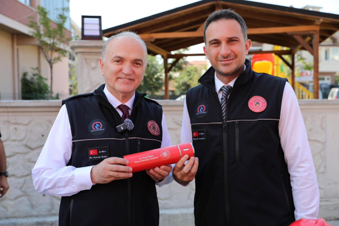 Vali ve Başkan'dan itfaiye ziyareti!