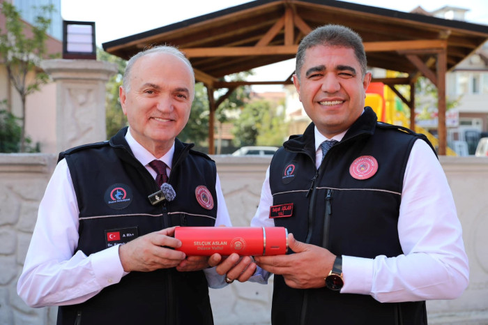 Vali ve Başkan'dan itfaiye ziyareti!