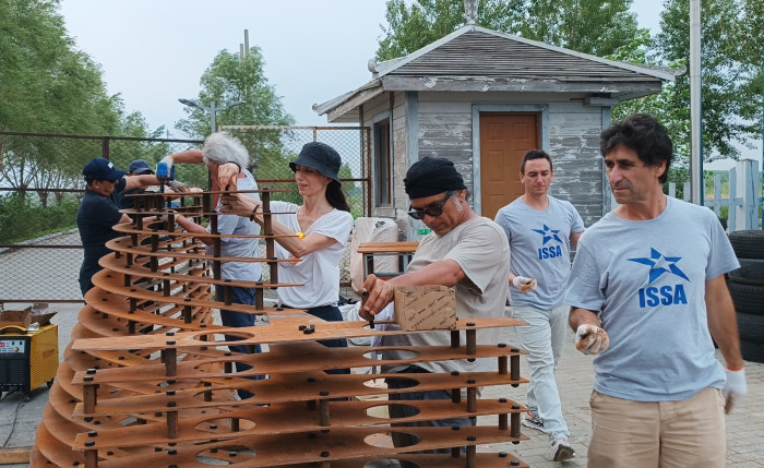 Çin’de nehir üzerinde Düzce Üniversitesi eseri sergilenecek