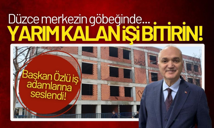 Başkan Özlü iş adamlarına seslendi