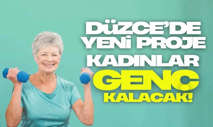 D&uuml;zce'de Kadınlar İ&ccedil;in Egzersiz Projesi Başladı
