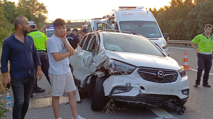 Yola düşen tüp kazaya neden oldu