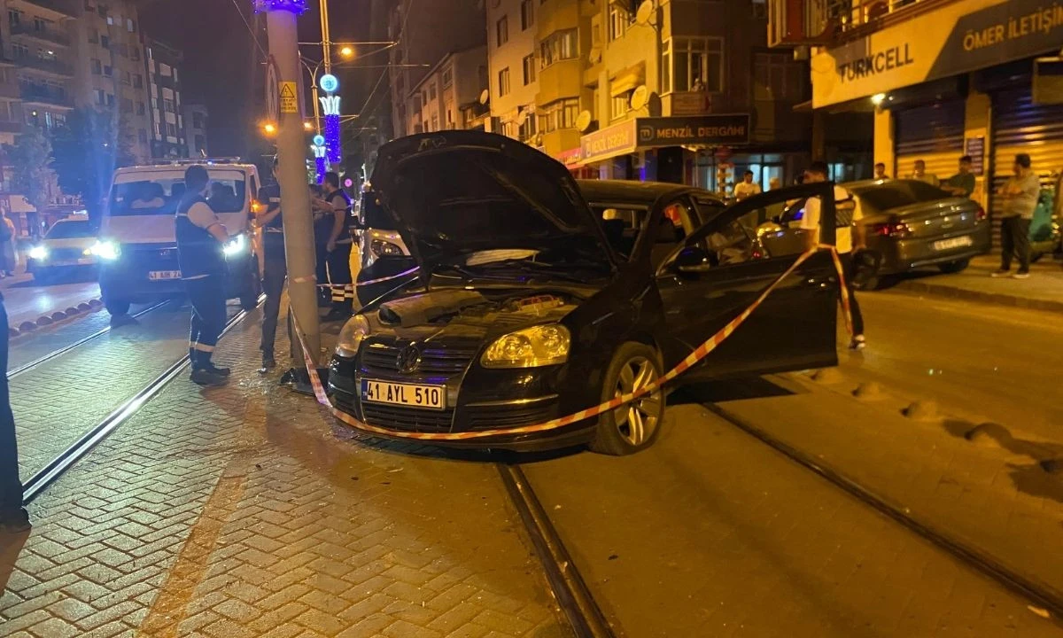 105 Promil Alkollü Sürücü Otomobil ile Kaza Yaptı