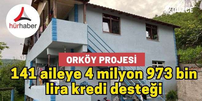 141 aileye 4 milyon 973 bin lira kredi desteği