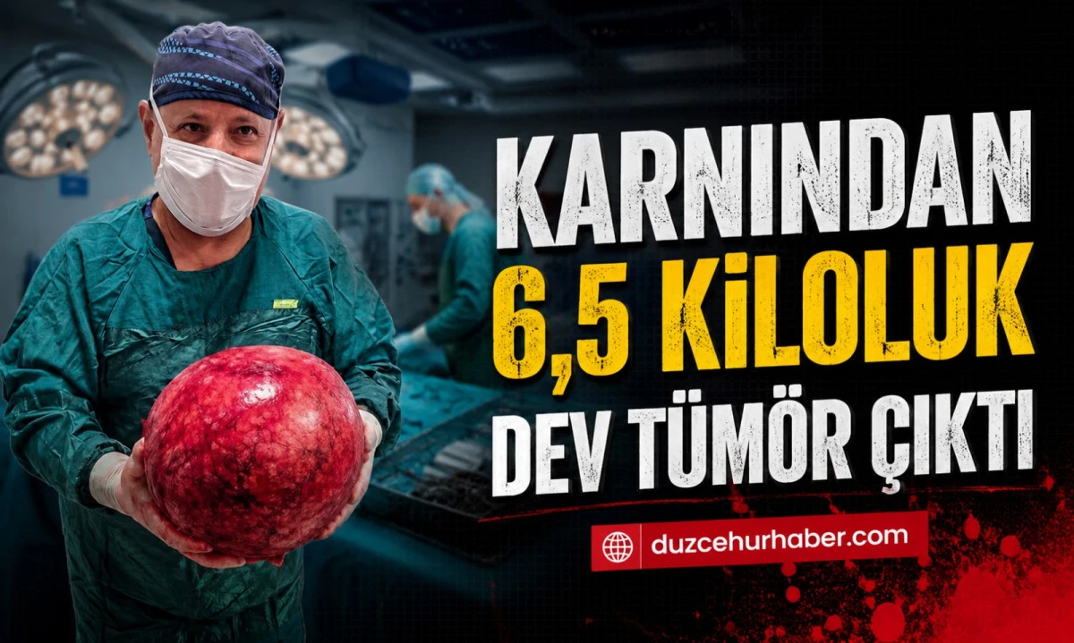 1,5 Yıl Ertelediği Ameliyatta Karnından 6,5 Kiloluk T&uuml;m&ouml;r &Ccedil;ıktı