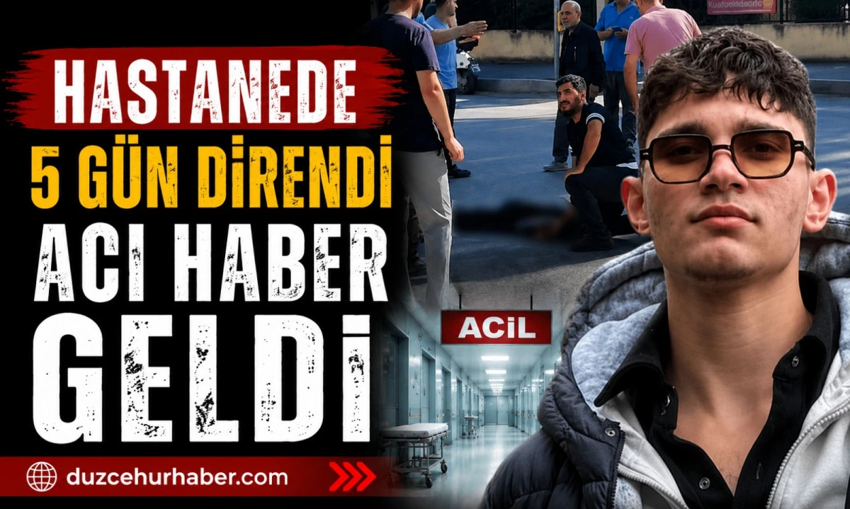 17 Yaşındaki Gen&ccedil;ten 5 G&uuml;n Sonra Acı Haber