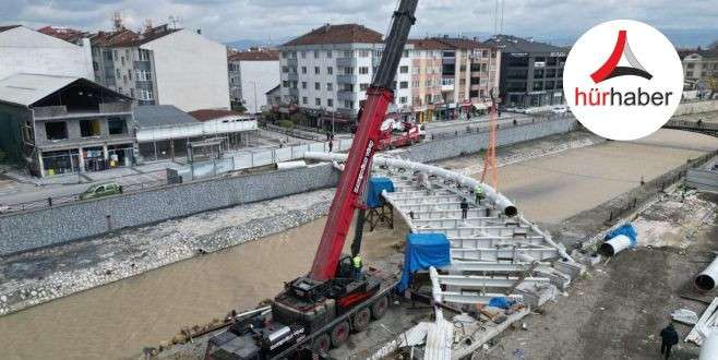 2. Köprünün montajı başladı