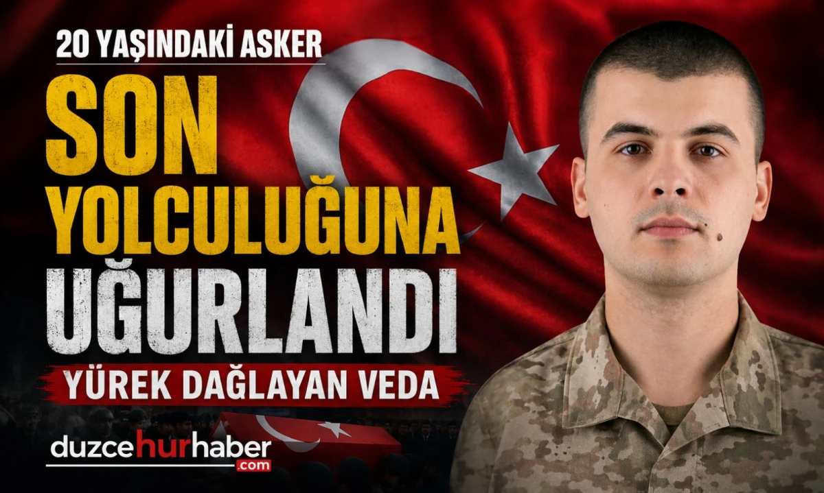 20 Yaşındaki Asker G&ouml;zyaşlarıyla Uğurlandı