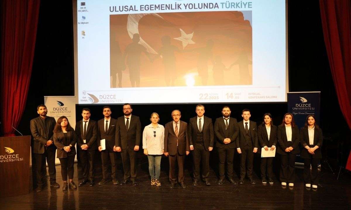 23 Nisan coşkusu Düzce Üniversitesi’nde yaşandı