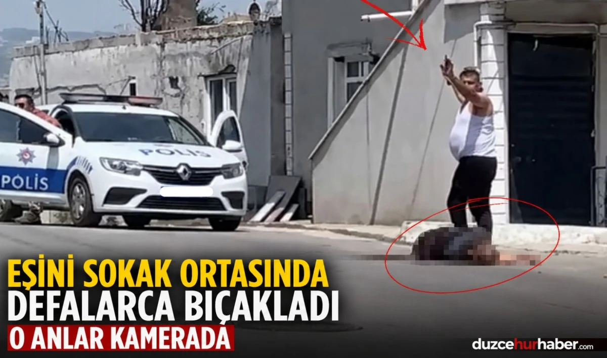 5 &Ccedil;ocuk Annesi Kadın Sokak Ortasında Bı&ccedil;aklandı