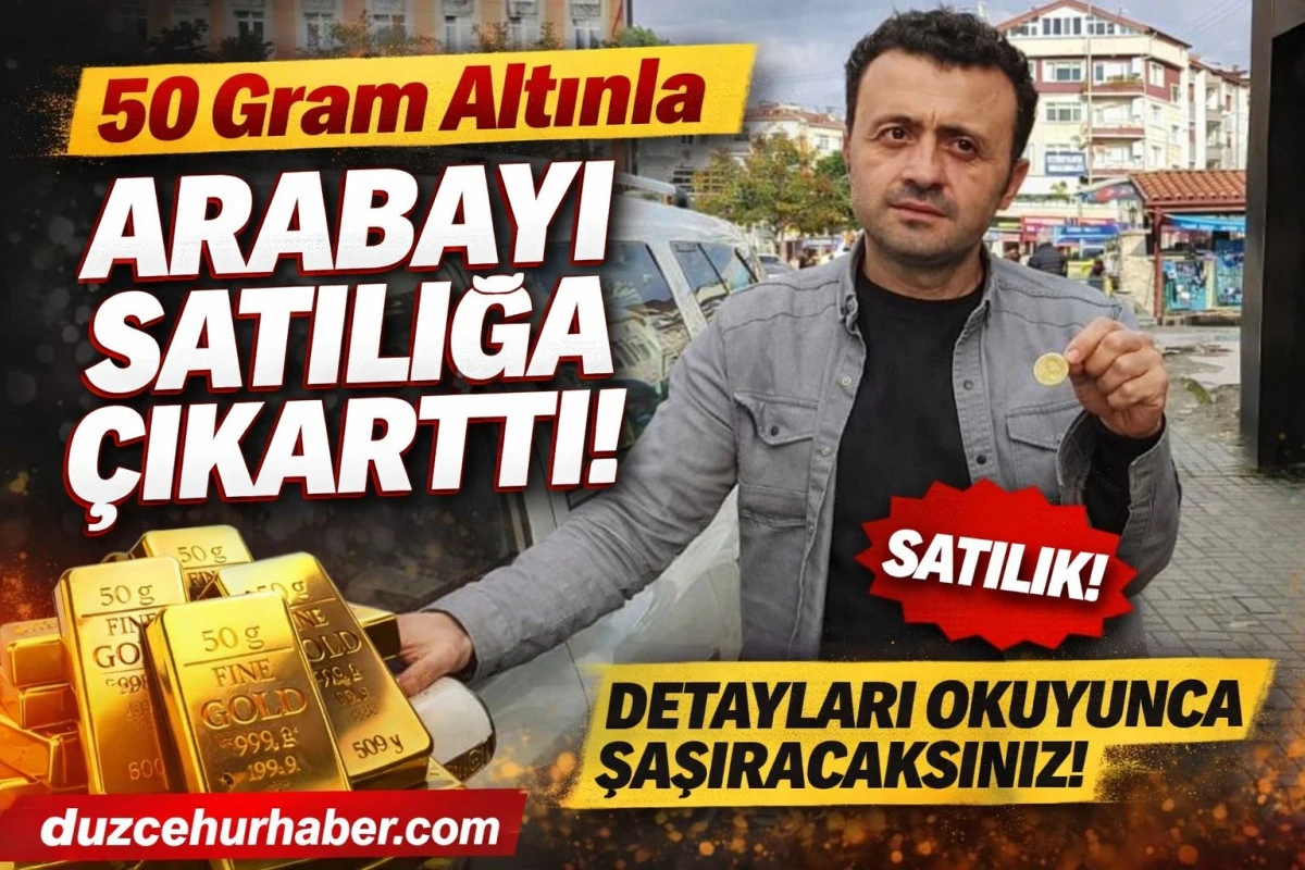 50 GRAM ALTINLA 2012 MODEL ARABA SATILIĞA &Ccedil;IKTI
