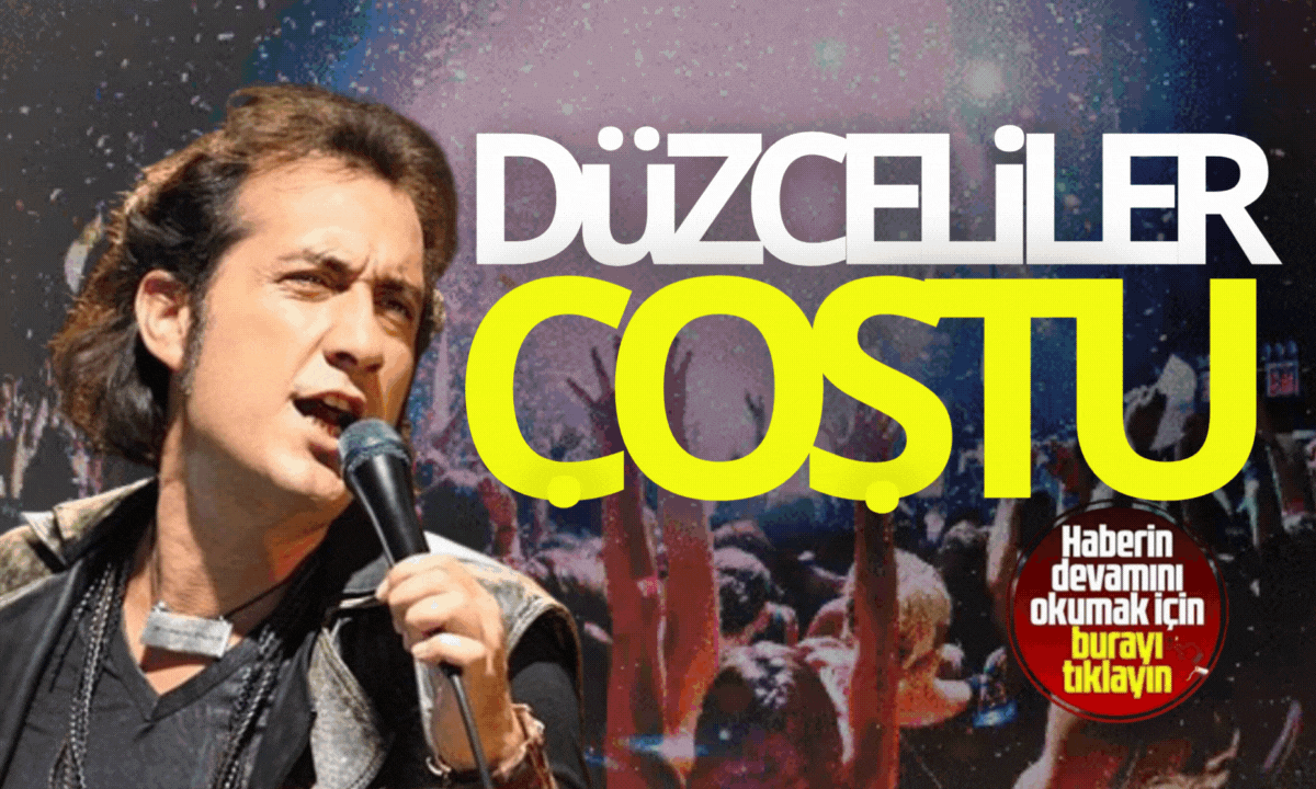 Ahmet Şafak ve Kıraç Düzce'yi Coşturdu