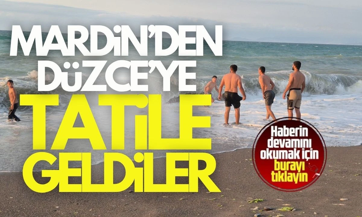Aile Denizde Coştu: Mardin'den Düzce'ye Tatil