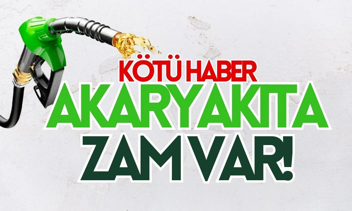 Akaryakıta Büyük Zam: Gece Yarısı Artış