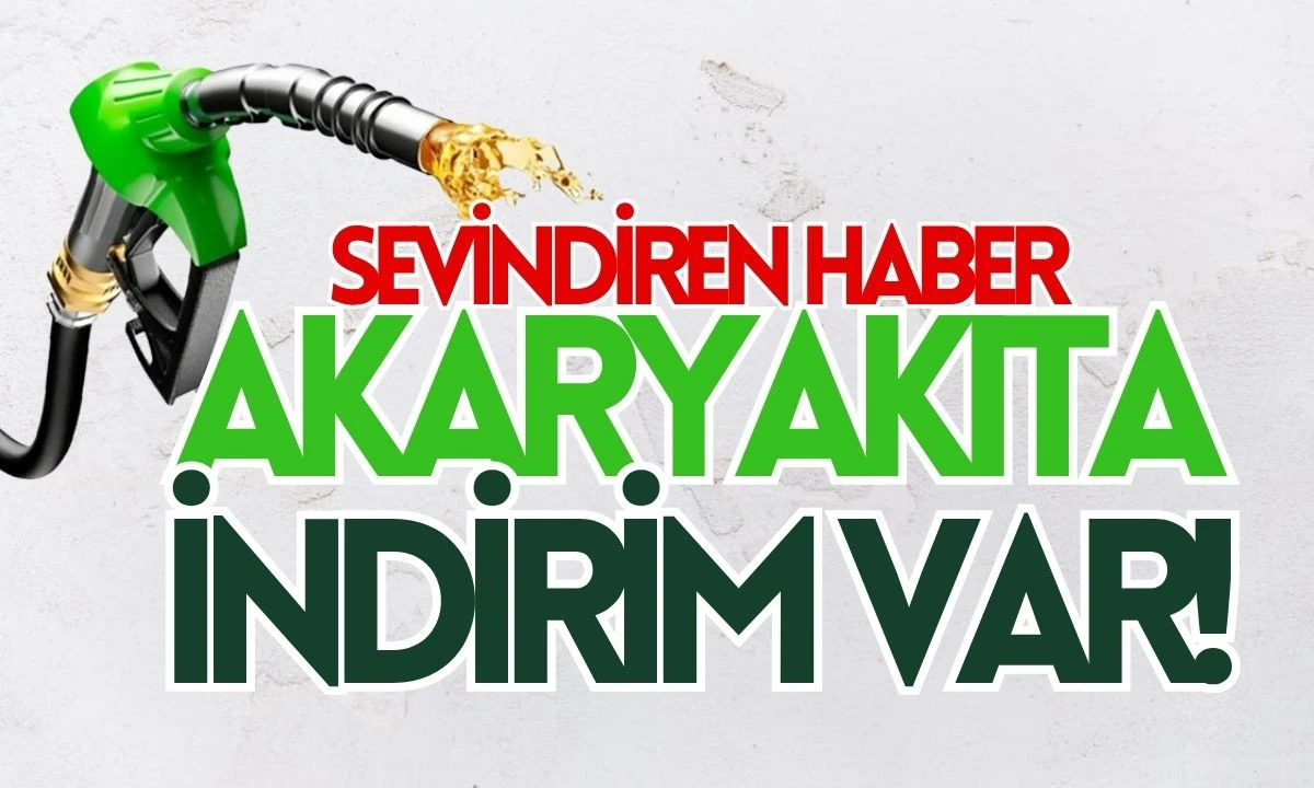 Akaryakıta İndirim var! 
