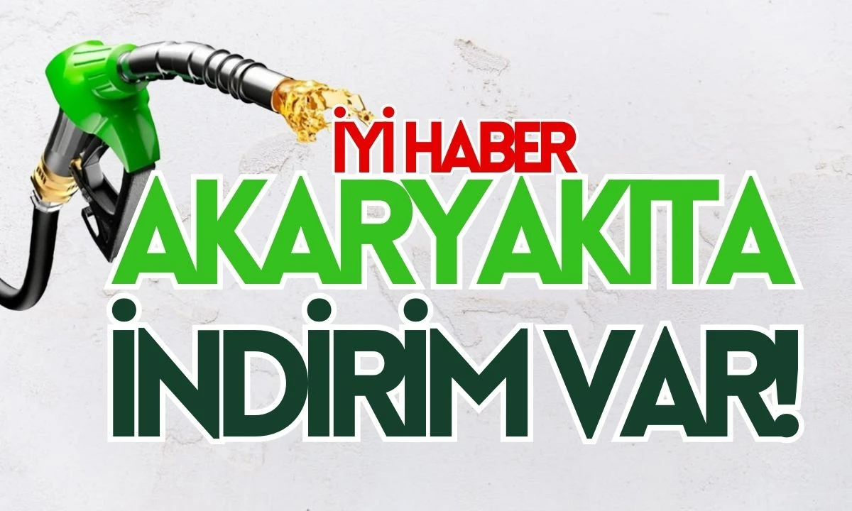 Akaryakıta Yeni indirim geliyor