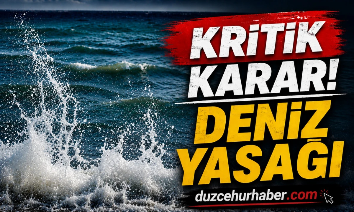 Ak&ccedil;akoca'da denize girmek yasaklandı! Kaymakamlıktan kritik karar