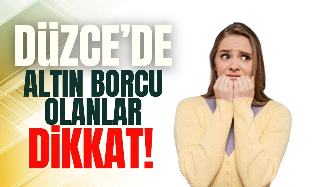 Altın borcu olan yandı kara kara düşünüyor 