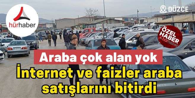 Araba çok alan yok