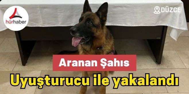 Aranan şahıs uyuşturucu ile yakalandı