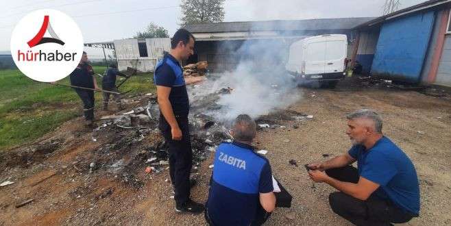 Atık malzemelerin yakılmasına izin yok