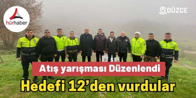 Atış yarışması düzenlendi
