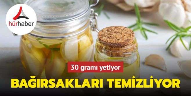 Bağırsak temizleyici sarımsak kürü! 30 gramı karaciğeri pırıl pırıl yapıyor