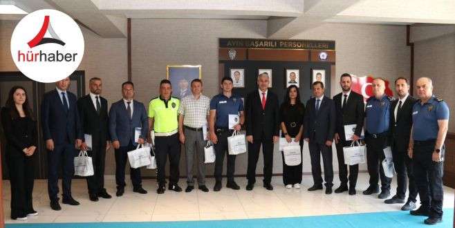Başarılı personeller ödüllendirildi
