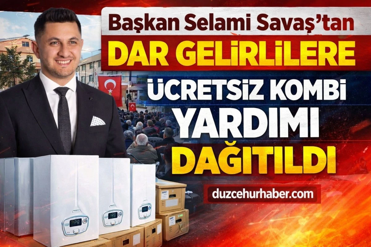 Başkan Selami Savaş&rsquo;tan dar gelirlilere Isınma Yardımı
