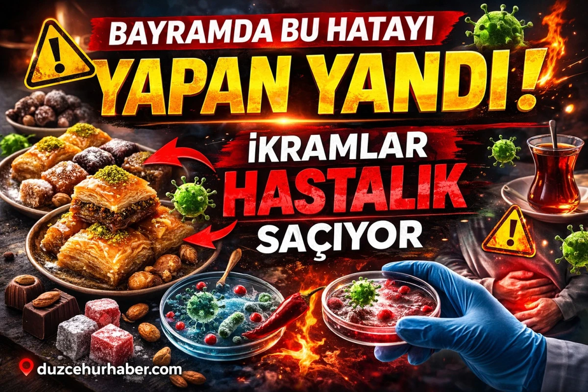 Bayramda Bu Hataları Yapmayın! Uzmandan Kritik Uyarı: İkramlar Hastalık Sa&ccedil;abilir
