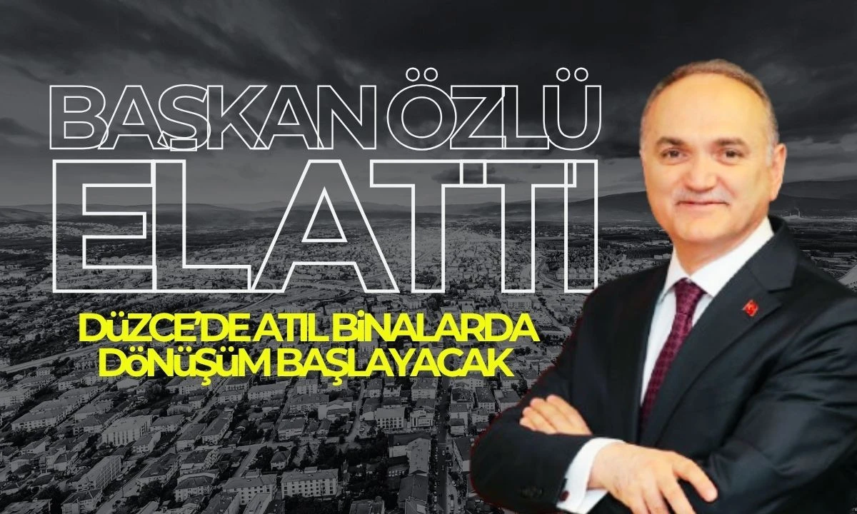 Belediye Başkanı Dr. Faruk Özlü Atıl binalarda dönüşüm başlayacak