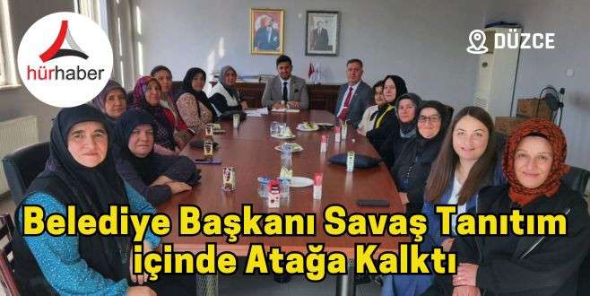 Belediye Başkanı Savaş tanıtım içinde atağa kalktı