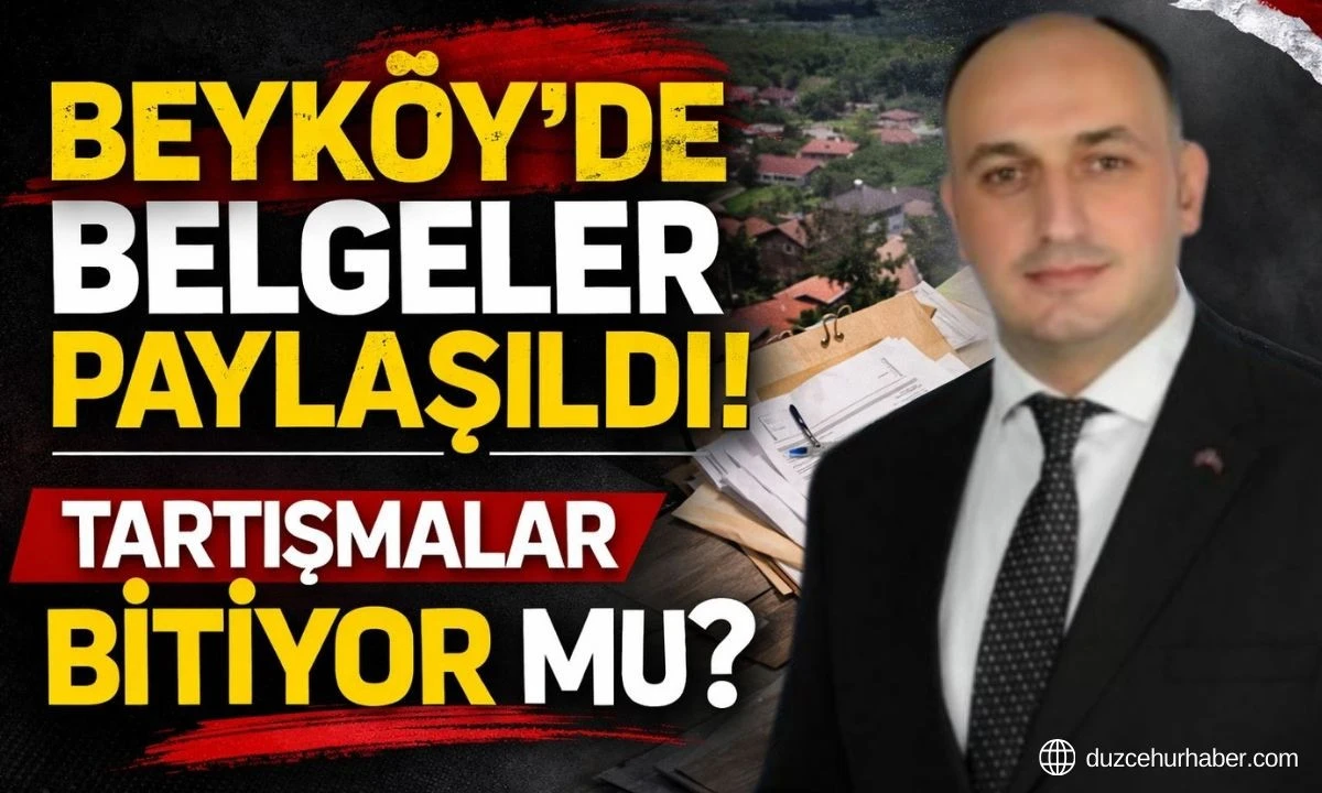 &ldquo;Beyk&ouml;y&rsquo;de Belgeler Paylaşıldı: Tartışmalar Bitiyor mu?&rdquo;