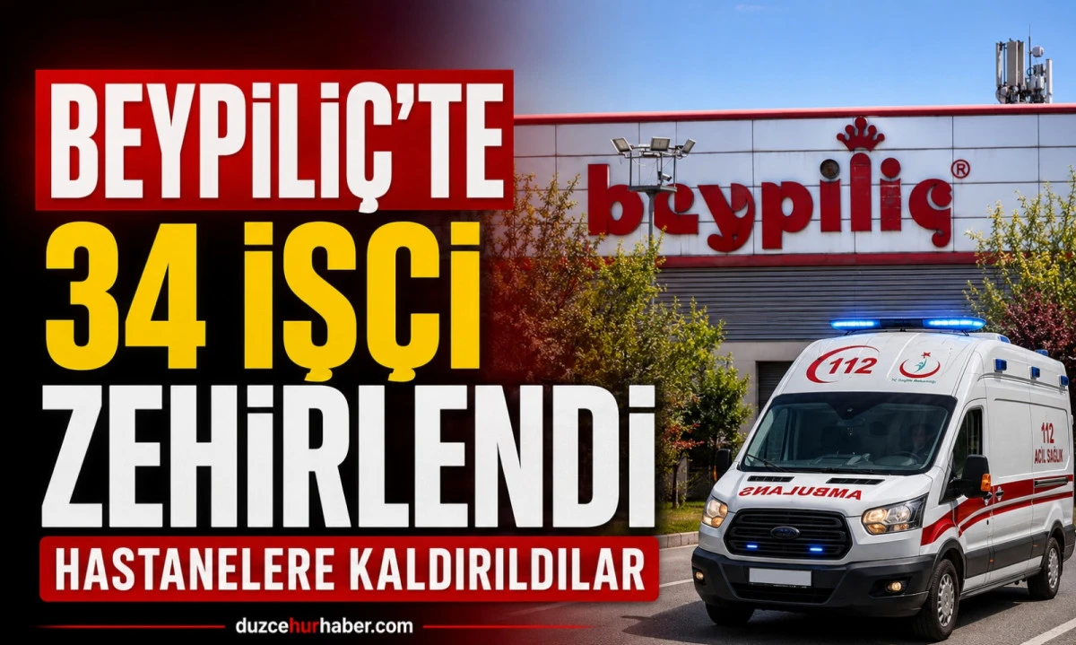 Beypili&ccedil; Kesimhanesinde 34 İş&ccedil;i Hastanelik Oldu