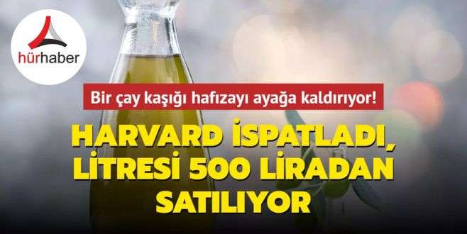 Bir çay kaşığı hafızayı ayağa kaldırıyor! Harvard ispatladı, litresi 500 liradan satılıyor