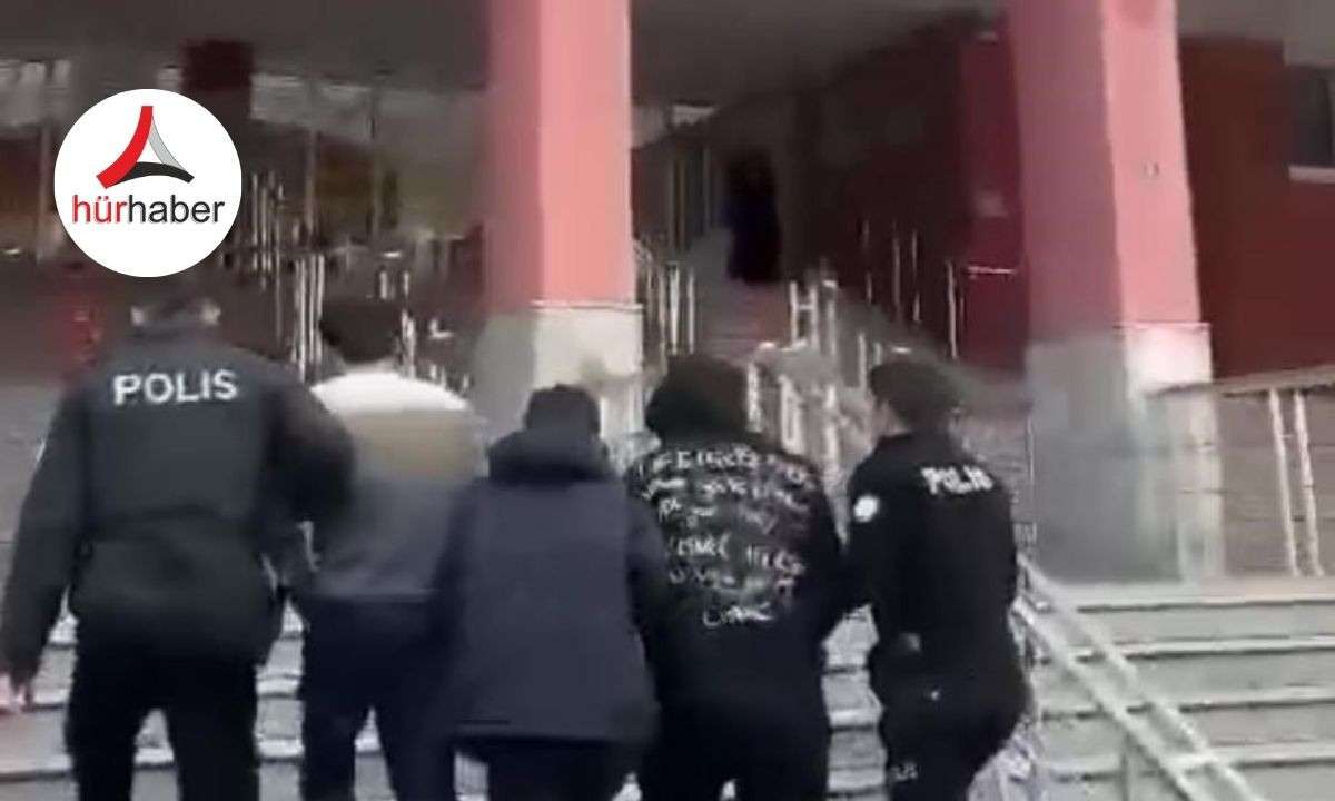 Bir işyerinden 51 bin liralık kıyafet &ccedil;aldılar! 3 kişi tutuklandı