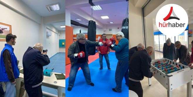 Boks yaptı, langırt oynadı, atış yaptı