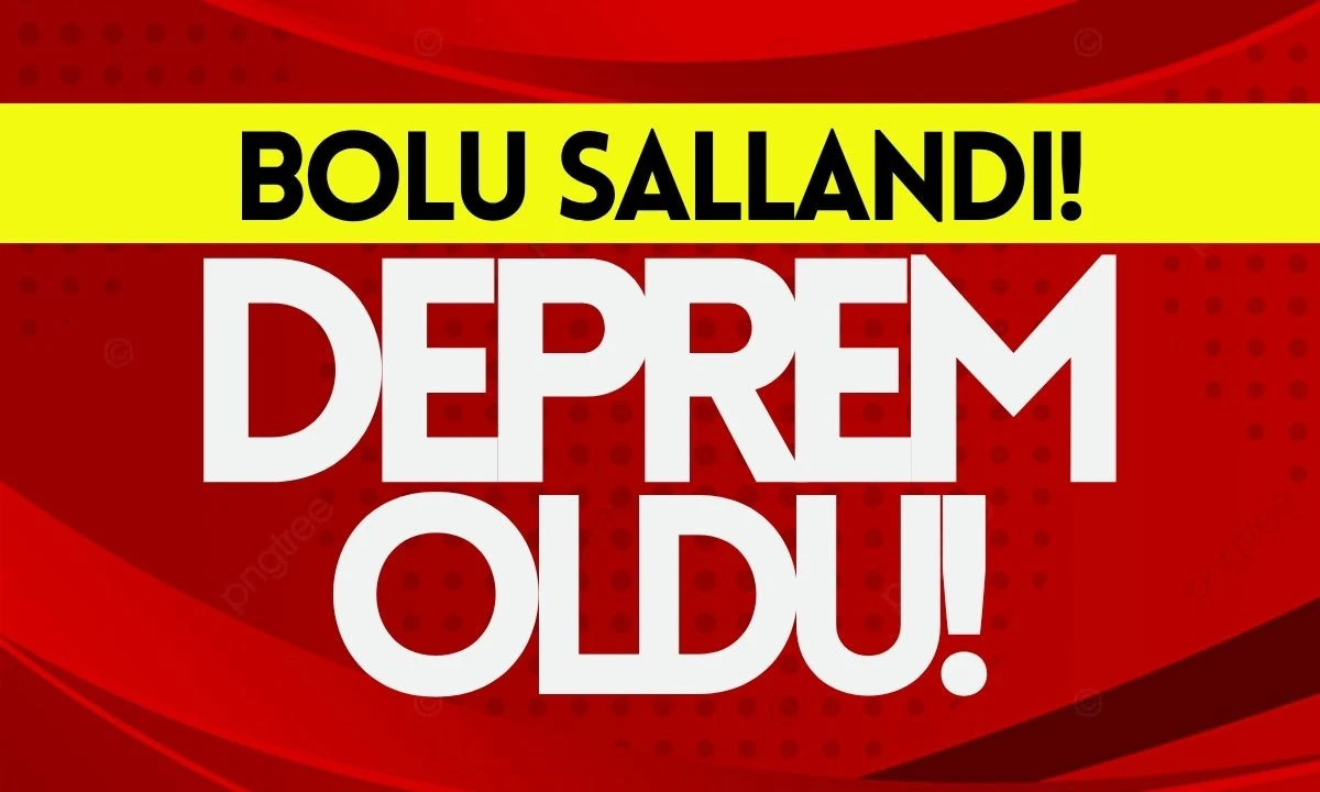 Bolu Sallandı DEPREM 