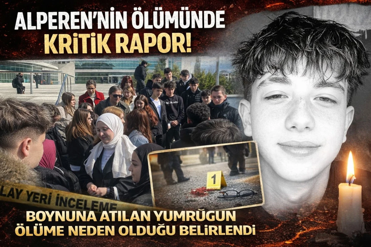 Bolu&rsquo;da 15 Yaşındaki Alperen&rsquo;in &Ouml;l&uuml;m&uuml;nde Kritik Rapor! Boynuna Atılan Yumruğun &Ouml;l&uuml;me Neden Olduğu Belirlendi