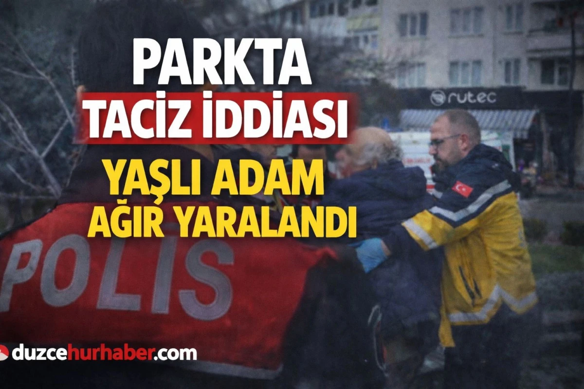 Bolu&rsquo;da Parkta Kavga! S&ouml;zl&uuml; Taciz İddiası Sonrası Yaşlı Adam Ağır Yaralandı