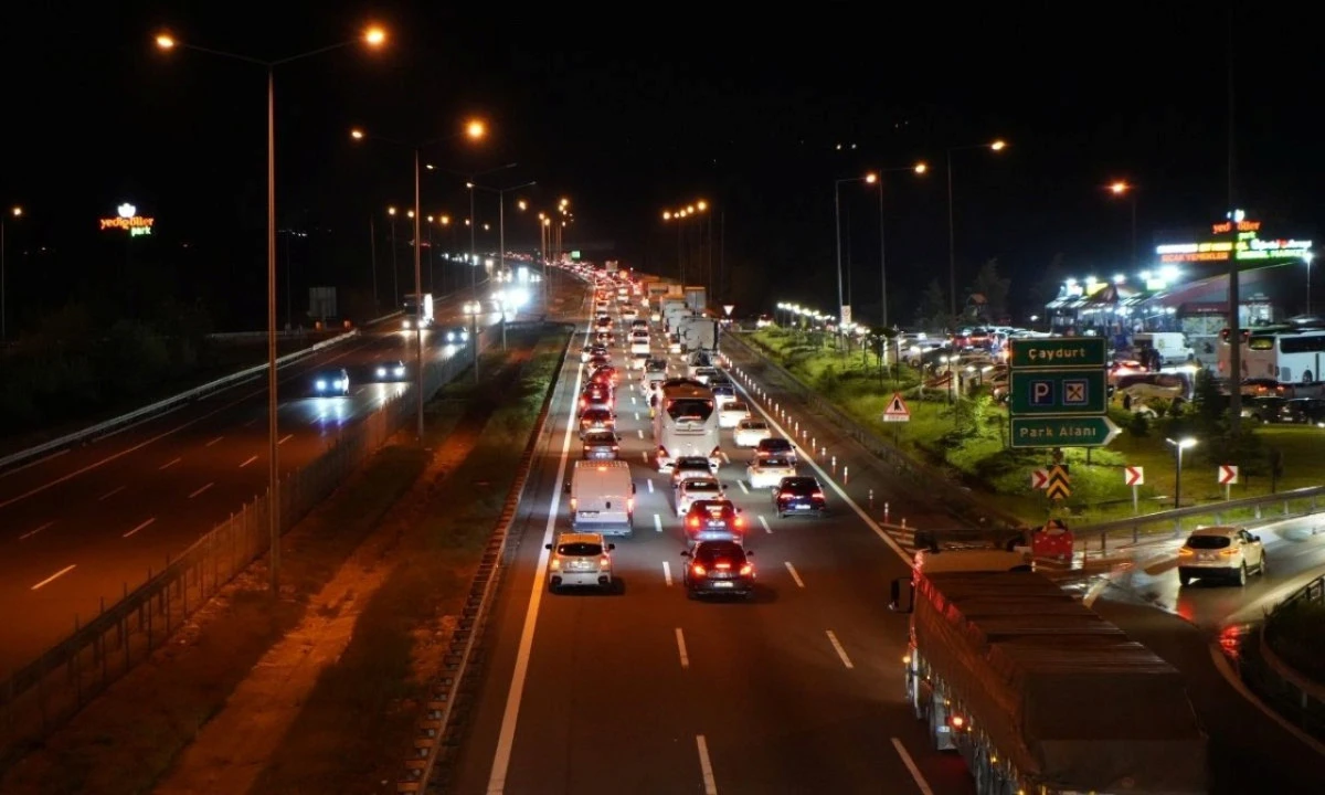 Bolu'da Son durum: Trafik durma noktasına geldi