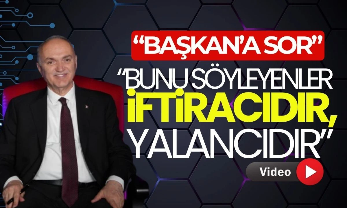 “Bunu söyleyenler iftiracıdır, yalancıdır”