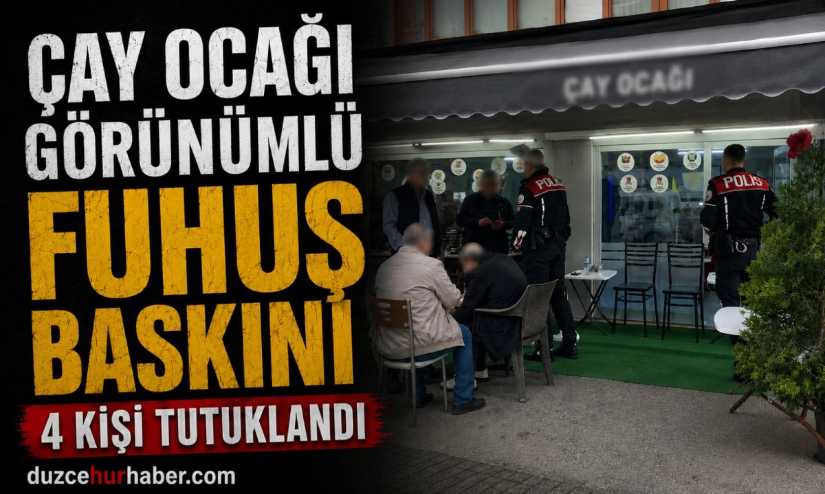 &Ccedil;ay Ocağı G&ouml;r&uuml;n&uuml;ml&uuml; Fuhuş Ağına Operasyon&hellip; 4 Kişi Tutuklandı
