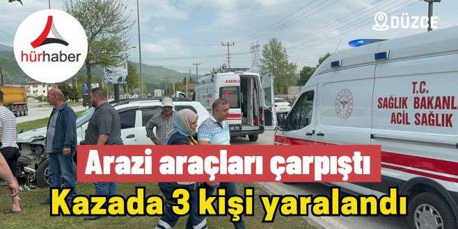 Cipler çarpıştı: 3 yaralı