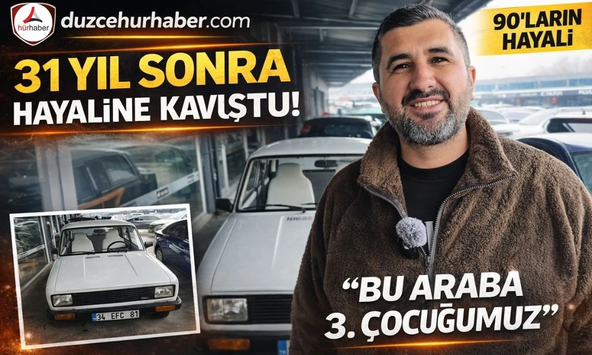 &Ccedil;ocukluk hayalini 31 yıl sonra ger&ccedil;ekleştirdi! D&uuml;zceli galericinin 90&rsquo;lar sevdası